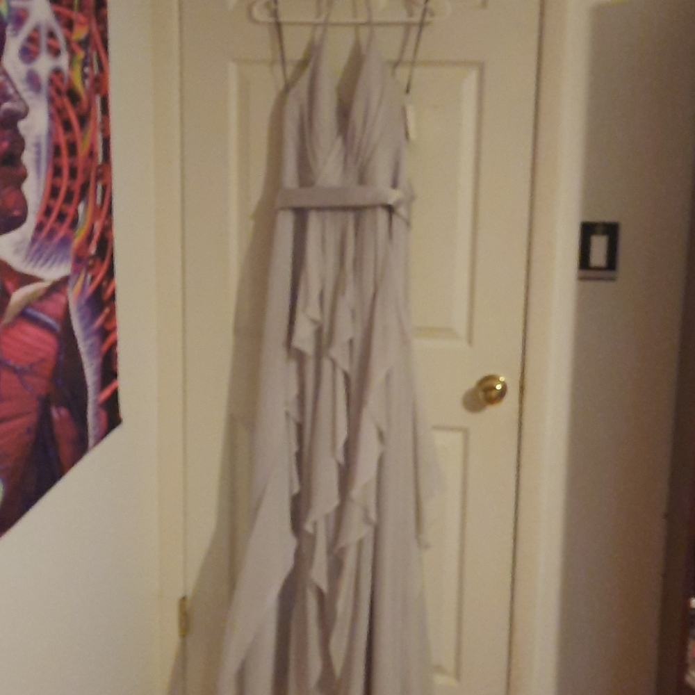White-by Vera Wang bridesmaids dress.